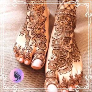 Mehndi Henna Free Designs for Feet for Bride