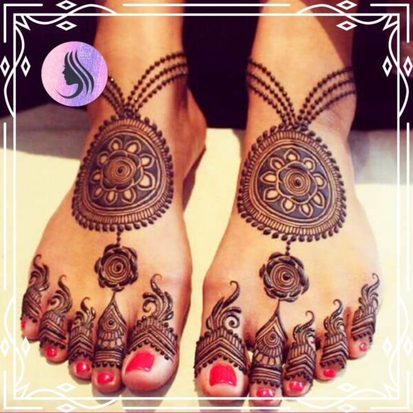 Mehndi Henna Free Designs for Feet Necklace