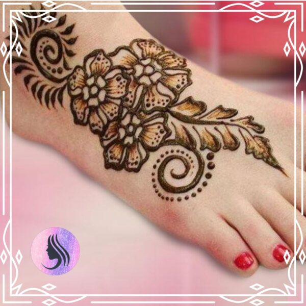 Mehndi Henna Free Designs for Feet Flower