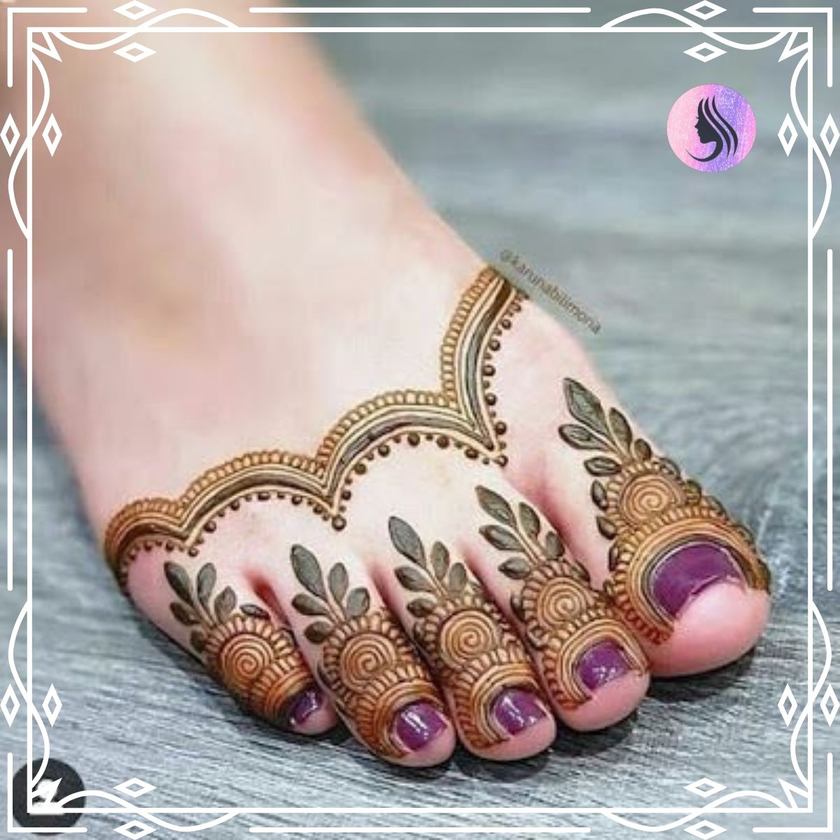 Pakistani Mehndi Designs For Feet