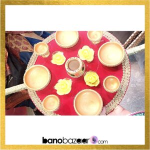 Mehndi Thaal Henna Trays Large with handles