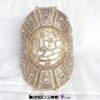 Imam Zamin Zircon Stones With Gold Polish Work