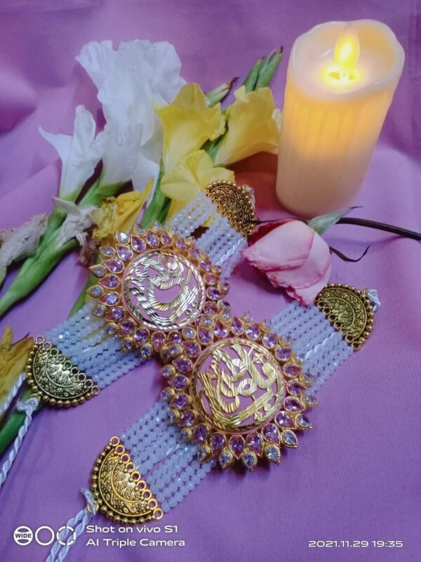 Imam Zamin Bride & Groom With embroidery and zarqoon stone