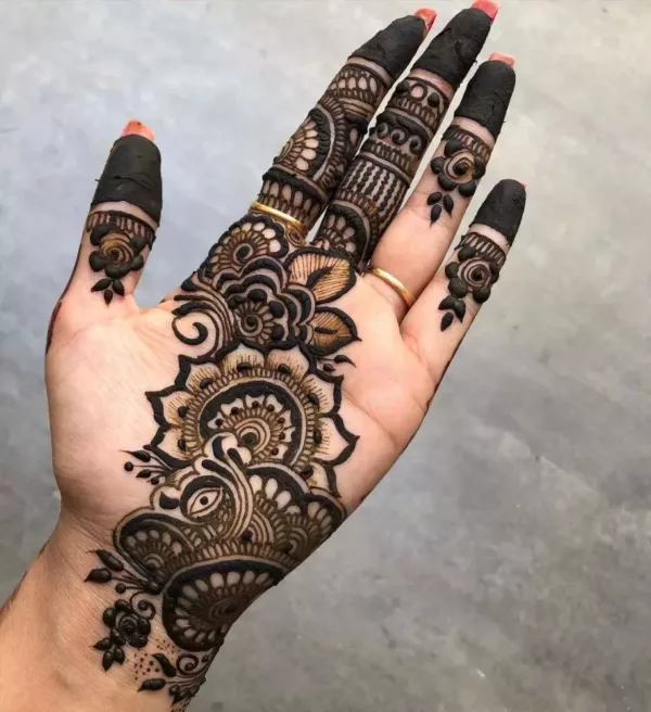 Latest Mehndi Design for hands 2023 weddings - Image 20