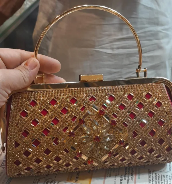 Wedding Clutches Golden and Red Theme