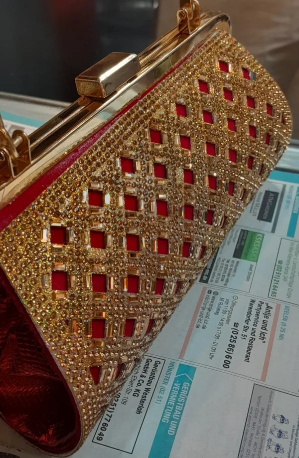 Wedding Clutches Golden and Red Theme - Image 2